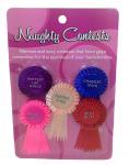 Bachelorette Party Mini Naughty Contest Ribbons Khepher 5 pack